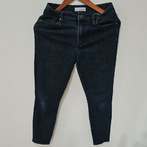 LOFT Blue Ankle Cropped Jeans